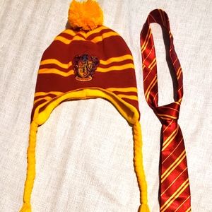 Harry Potter Gryffindor Hat and Tie